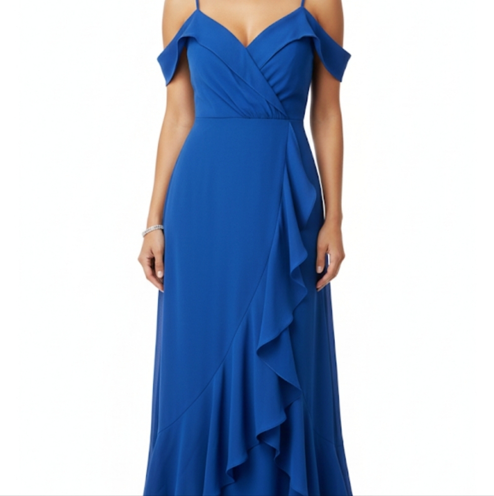 Elegant Blue Women's Dress